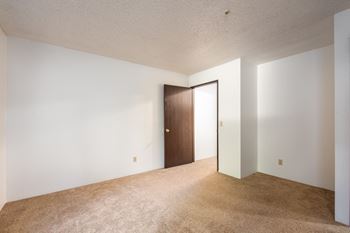 Carpeted bedroom
